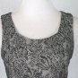 EXPRESS Retro Lace Skater Dress Sleeveless Black & Ivory Techical Fabric XS