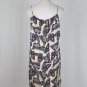 TUCKER for TARGET Butterfly Print Spaghetti Strap Shift Dress Sundress XS