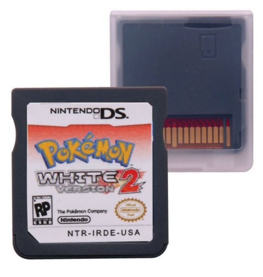 Pokemon White Version 2 NDS Fanmade Game Card For DS Console