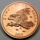 Coin 1 oz Copper Round - Dying Eagle Zombucks