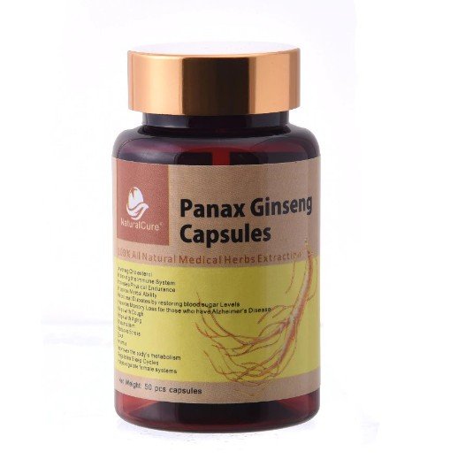 Natural Cure Panax Wild Ginseng Extract Powder Capsule Improve Immune