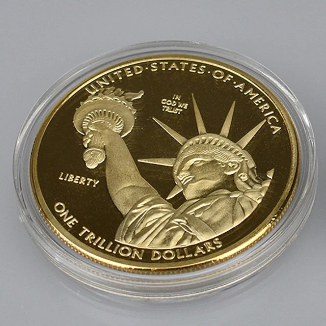 US 1 Trillion Dollar Gold Coin