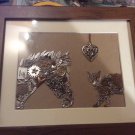 Mixed media BEST FRIENDS picture