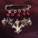 WALES charm pin