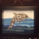 Mixed media DOLPHIN picture