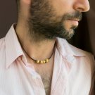 Men's Necklace - Men's Choker Necklace - Men's Leather Necklace - Men's Jewelry - Men's Gift