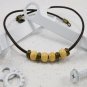 Men Necklace - Men Choker Necklace - Men Leather Necklace - Men Jewelry - Men Gift