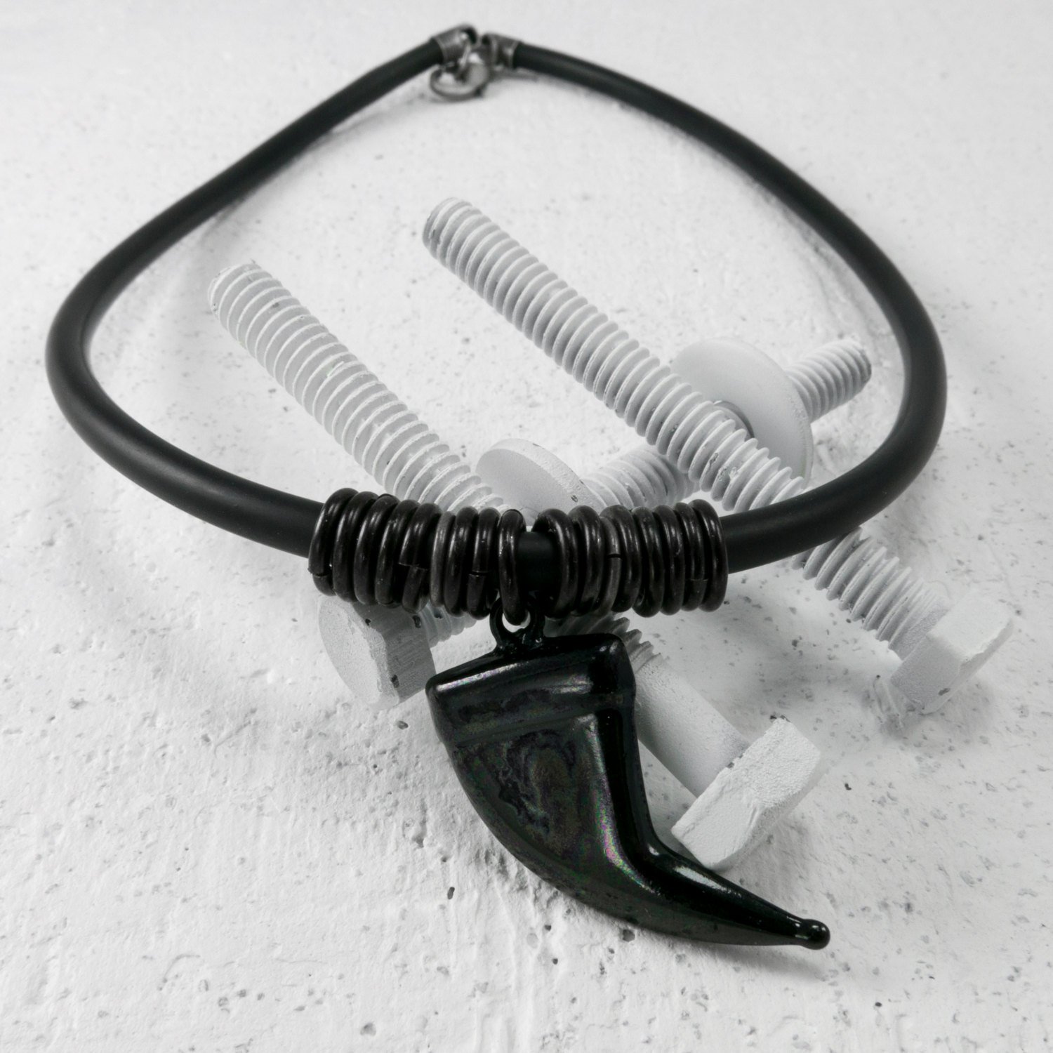 Men Necklace - Men Choker Necklace - Men Vegan Necklace - Men Jewelry - Men Gift