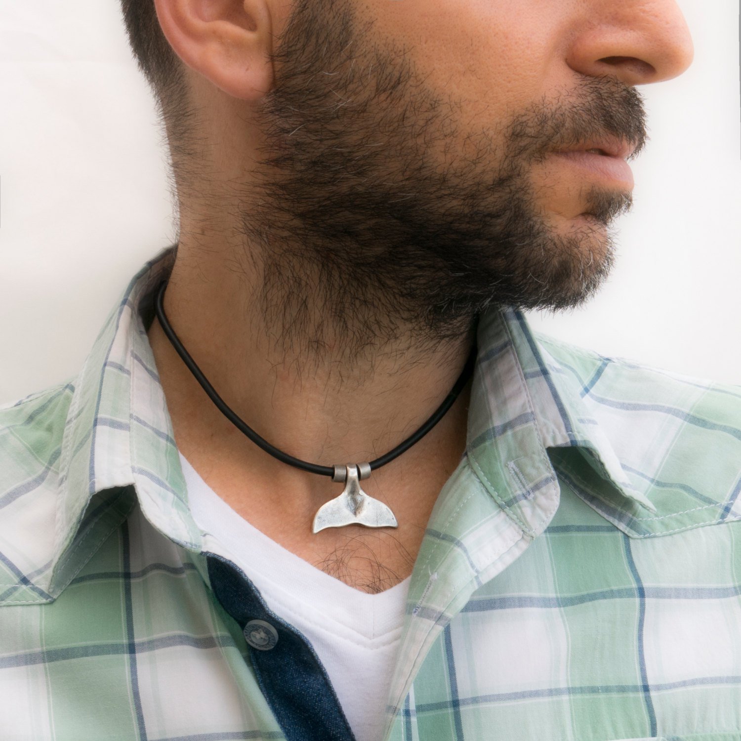 Men's Necklace - Men's Choker Necklace - Men's Vegan Necklace - Men's Jewelry - Men's Gift