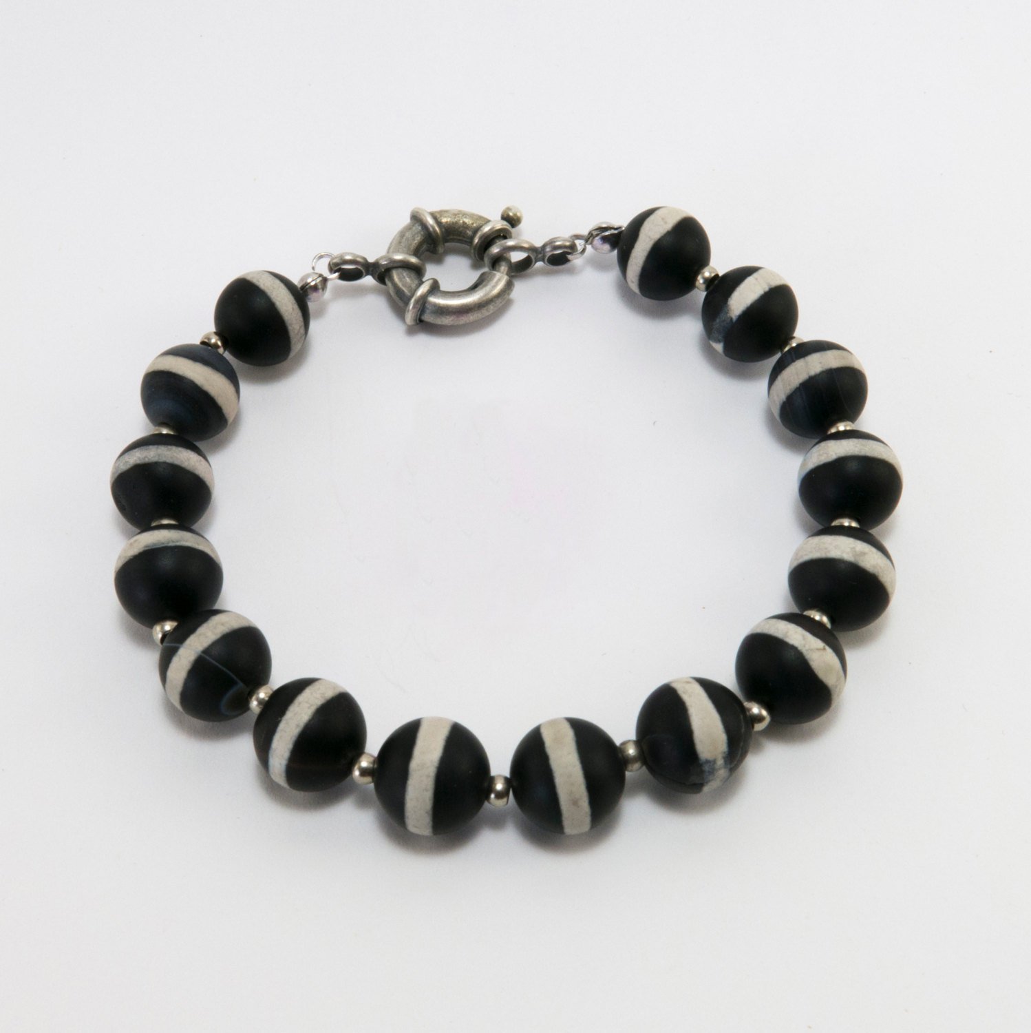Men Bracelet - Men Beaded Bracelet - Men Jewelry - Men Vegan Bracelet - Men Gift