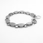 Men Bracelet - Men Silver Bracelet - Men Jewelry - Men Vegan Bracelet - Men Gift
