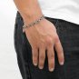 Men Bracelet - Men Silver Bracelet - Men Jewelry - Men Vegan Bracelet - Men Gift