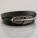 Men Bracelet - Men Vegan Bracelet - Men Feather Bracelet - Men Jewelry - Men Gift