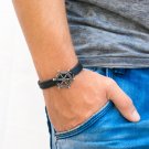 Men's Bracelet - Men's Jewelry - Men's Leather Bracelet - Men's Nautical Bracelet - Men's Gift