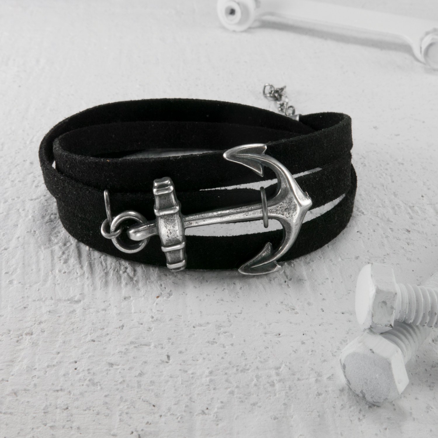 Men Bracelet - Men Jewelry - Men Nautical Bracelet - Men anchor Bracelet - Men Gift