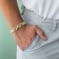 Men's Bracelet - Men's Leather Bracelet - Men's Infinity Bracelet - Men's Jewelry - Men's Gift