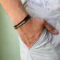 Men's Bracelet - Men's Leather Bracelet - Men's Jewelry - Men's Gift - Boyfriend Gift - Guys