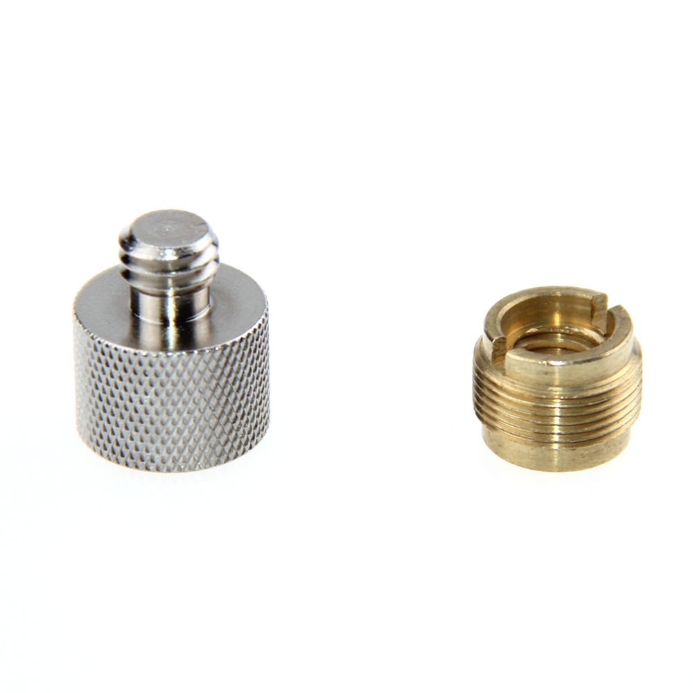 CAMVATE Mic Stand Adapter Mount 3/8" to 5/8" fr DSLR Camera Microphone