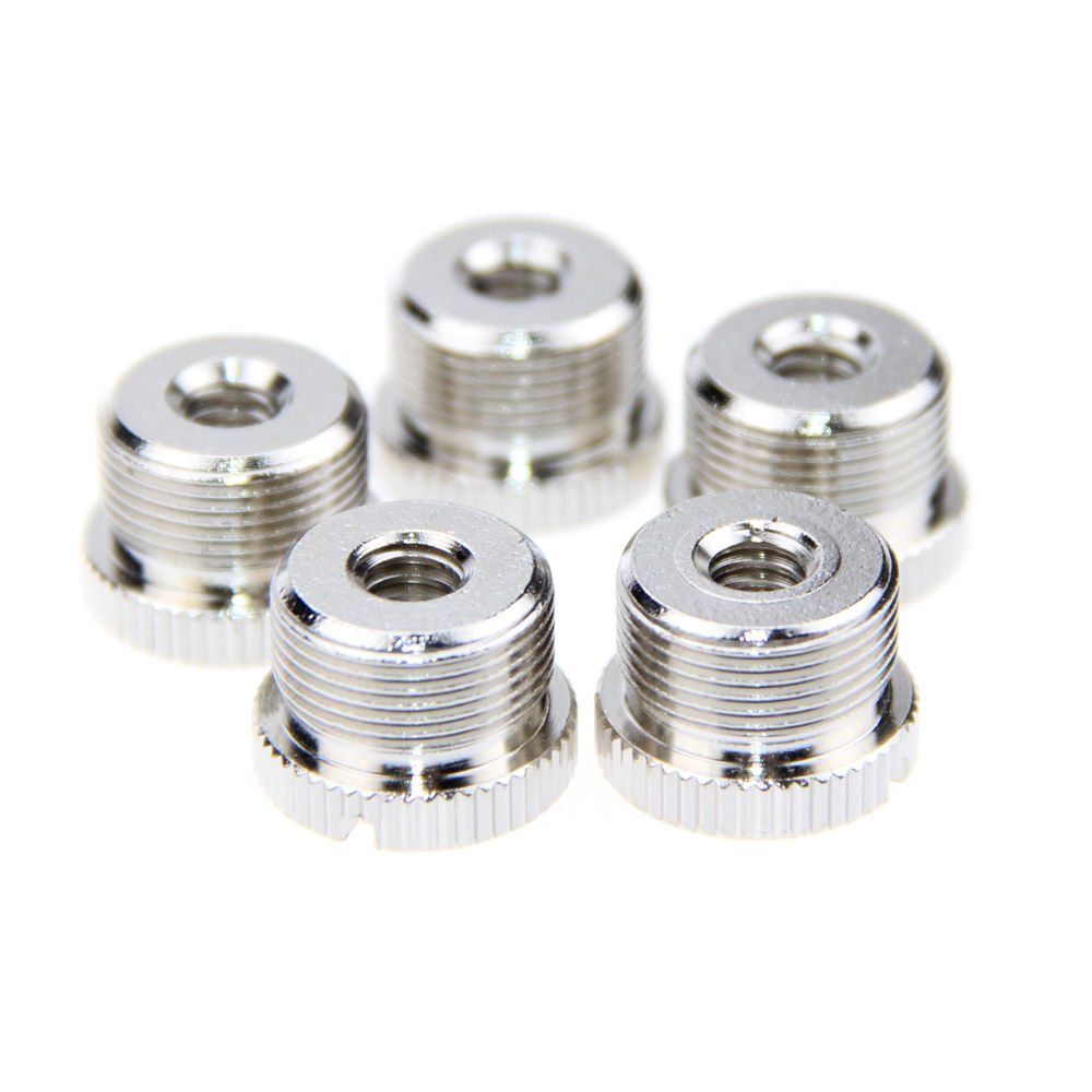 5x Microphone Mic Screw Clip Thread Adaptor 1/4" to 5/8" Connector