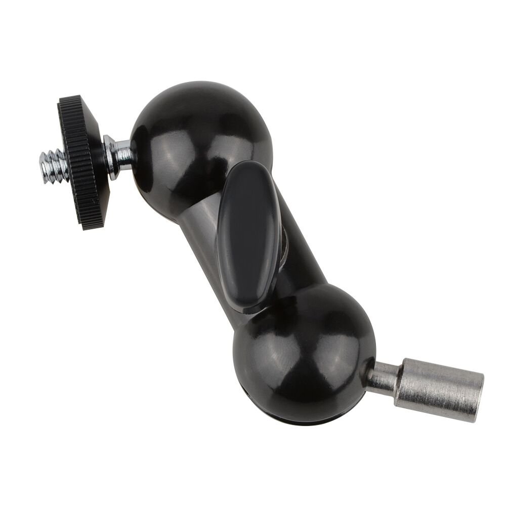 CAMVATE 360°Swivel Ball Head 1/4"-20 Male and Female ends for camera light DSlR