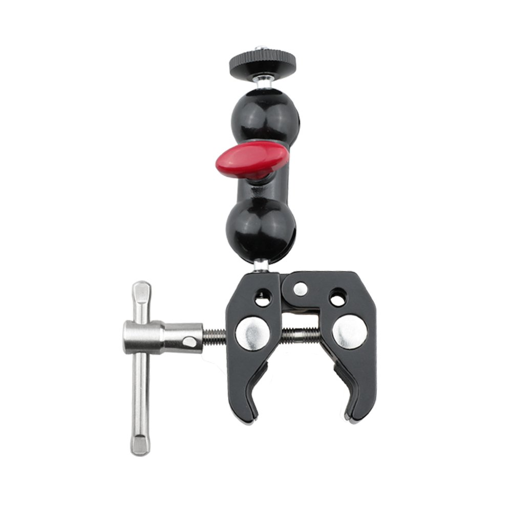 CAMVATE Pole Clamp Mount with Super Clamp and 360 degree Rotating fr