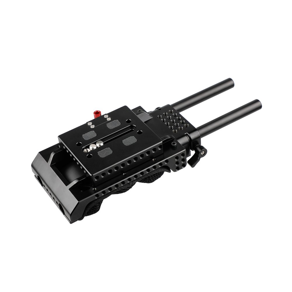 CAMVATE ARRI Dovetail QR Baseplate With 15mm Doublerod For Sony VCT
