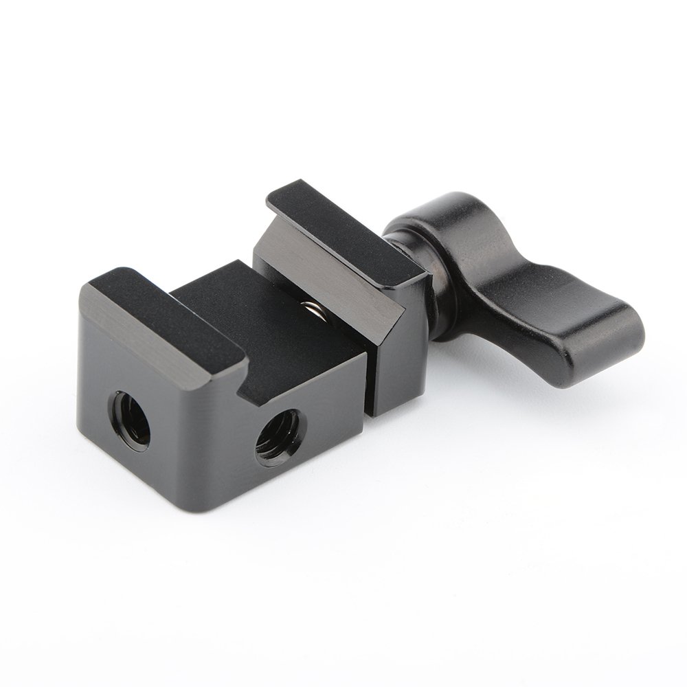 CAMVATE Standard NATO Rail Clamp Quick Release Swat Rail Clamp With 1/4"20 Mounting Points C2436