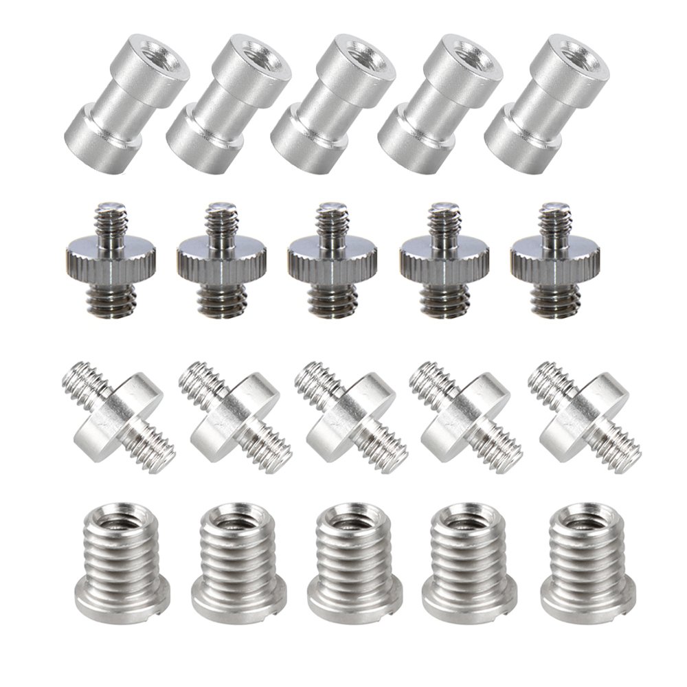 1/4" & 3/8" Thread Screw Assortment Kit For Camera Cage Rig & Accessories Assembly (20pcs) C2475