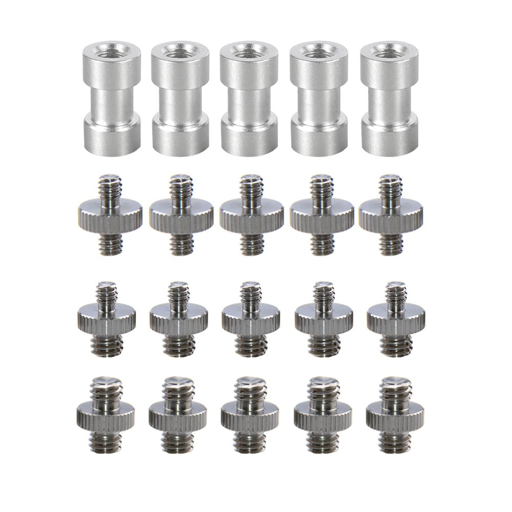 1/4" & 3/8" Thread Screw Bolt Mixture Set For Camera Cage Rig & Accessories Assembly (20pcs)C2476
