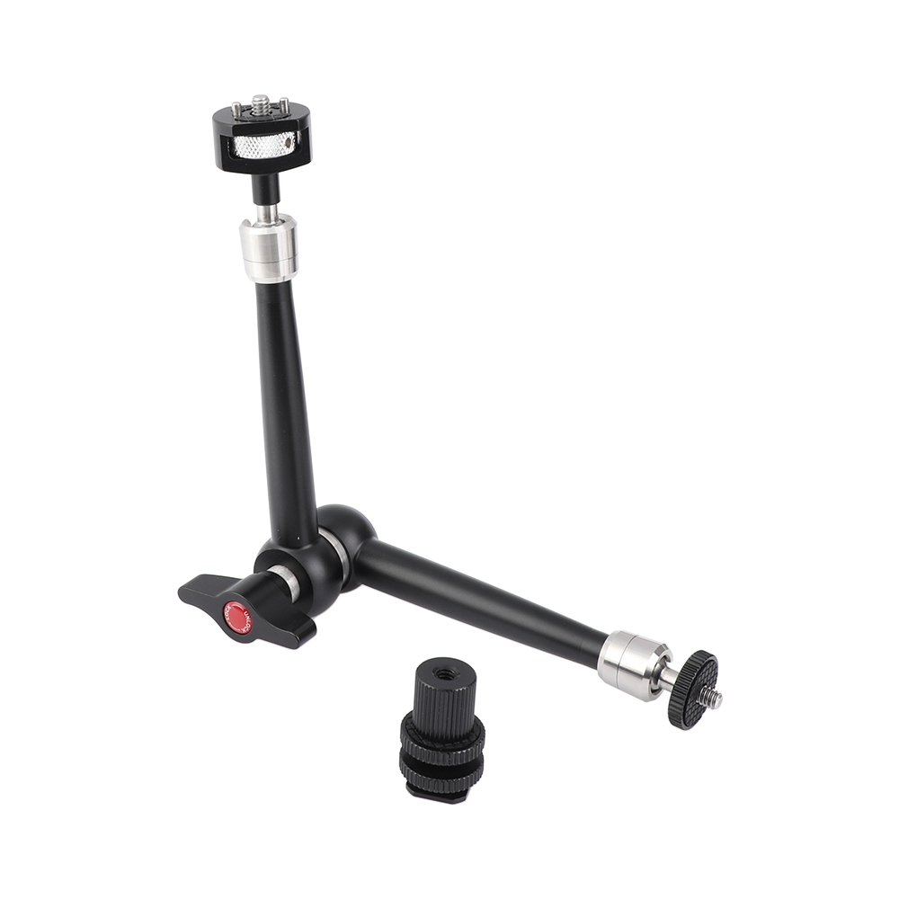 CAMVATE Robust 11'' Magic Articulated Arm With 1/4'' Male Threads & ARRI Locating Pins & Shoe Mount