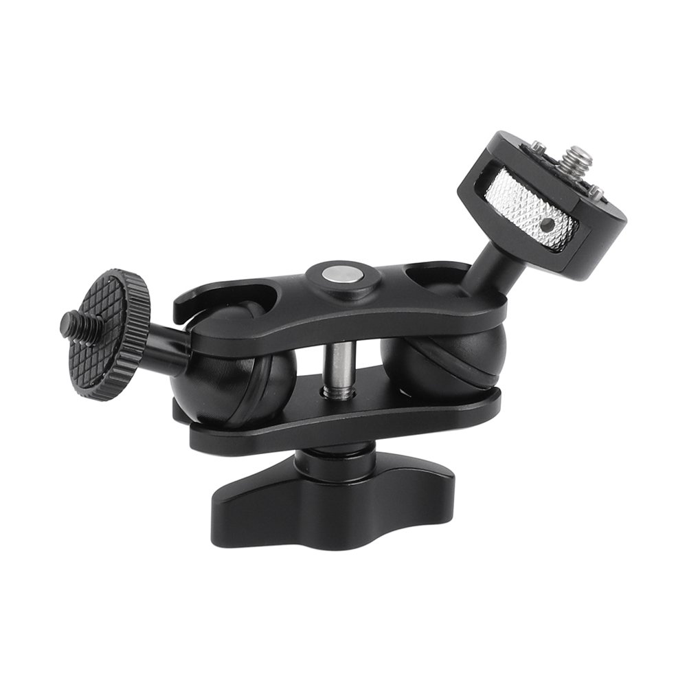 Multi-purpose Magic Arm With Double Ball Head 1/4"-20 Thread Screw Mount & ARRI Locating Pins C2466