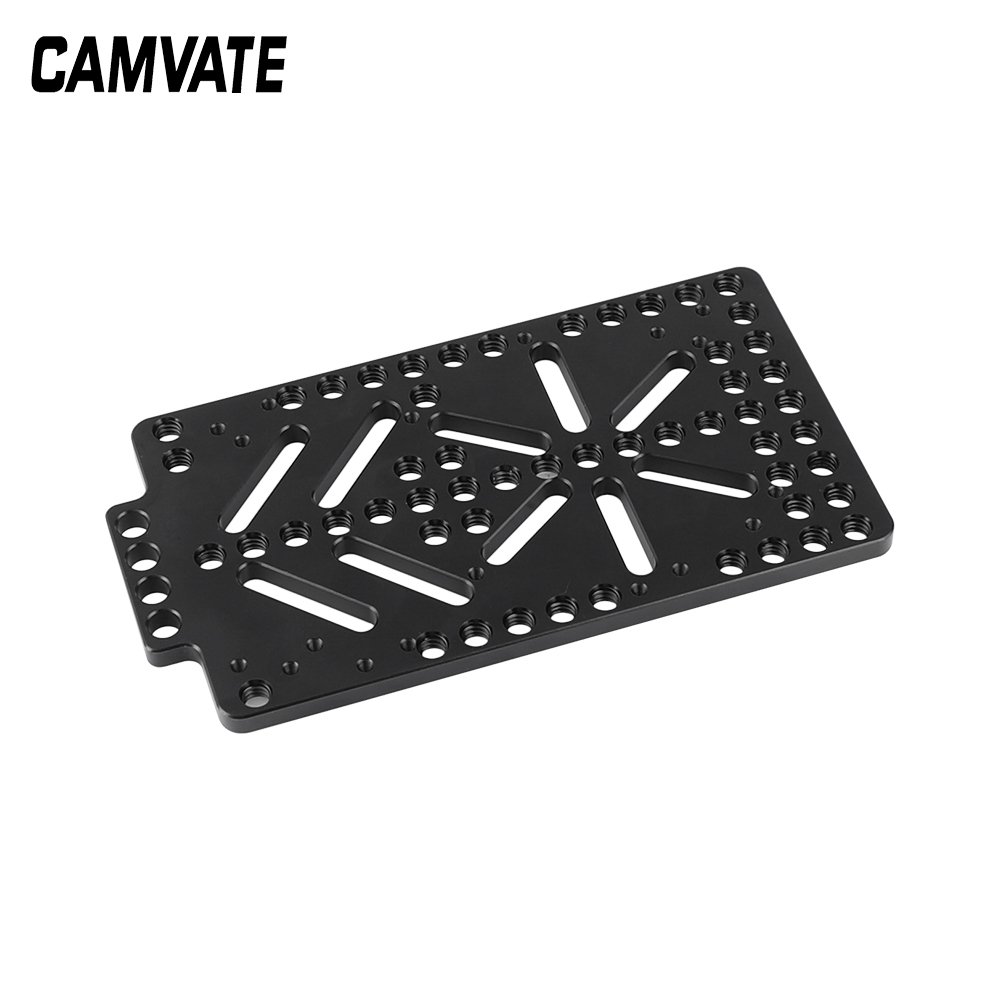 Aluminum Cheese Plate Battery Backboard For V Lock Power Supply Plate Power Distributor Adapter