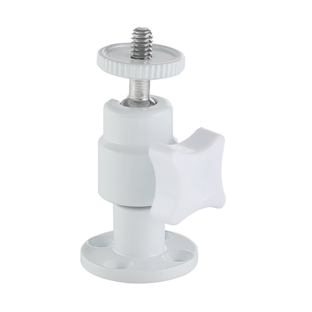 CAMVATE Single Ball Head Support Holder 1/4"-20 Connector With Wall Ceiling Mount Base C2547