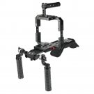 CAMVATE Pro Shoulder Mount Support Rig With ARRI Dovetail Sled Plate & Full Frame Cage Kit