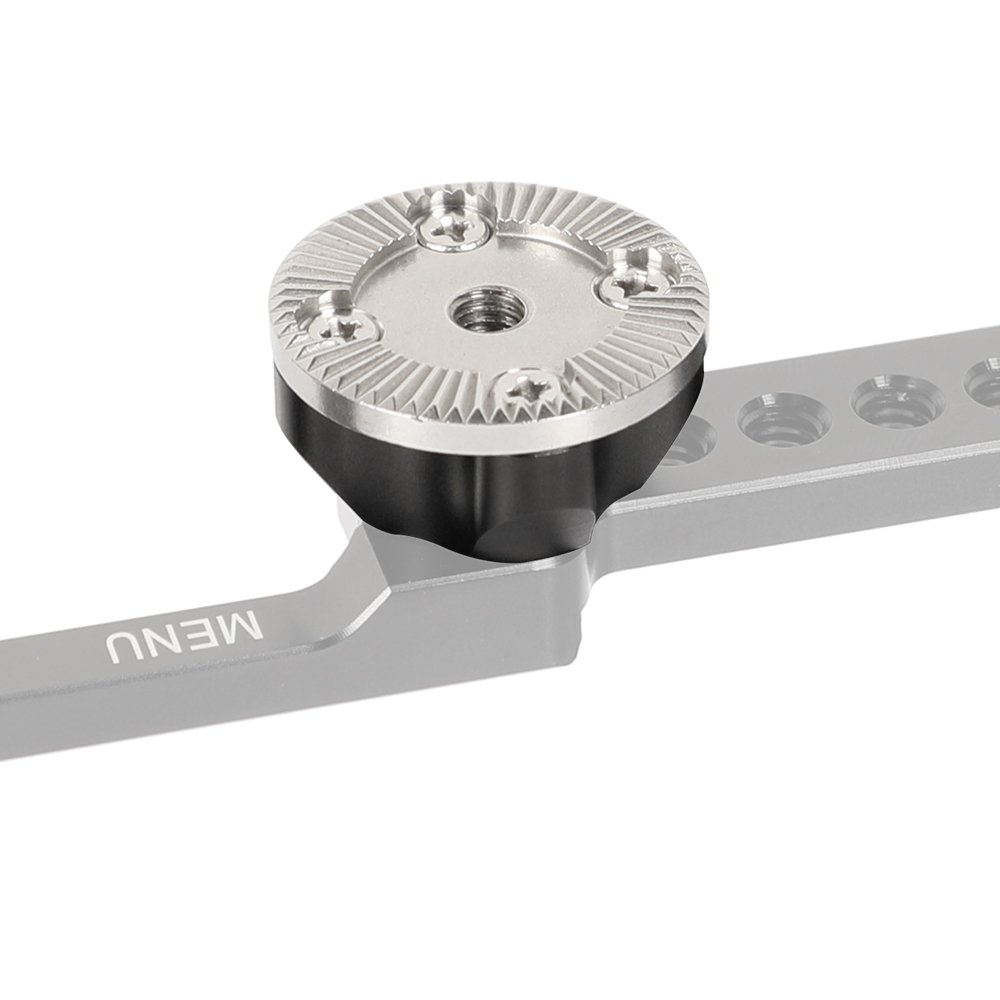CAMVATE M6 ARRI Rosette Mount With 3/8"-16 Mounting Screw & ARRI Locating Pins C2657