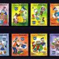 TOGO - 1984 - DISNEY - DONALD DUCK - BIRTHDAY - ANNIVERSARY - MINT SET OF 8!
