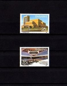 ZIMBABWE - 1985 - CONFERENCE CENTRE - 2 X MINT SET!