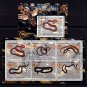 CONGO - 2002 - SNAKES - REPTILE - 2 X CTO NH S/SHEETS!