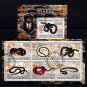 BENIN - 2002 - SNAKES - REPTILE - 2 X CTO NH S/SHEETS!