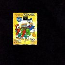 TOGO -1984 - DISNEY - DONALD DUCK - 50th ANNIV - AMERIPEX OVPT - MINT - SINGLE!