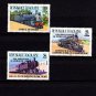 TOGO - 1985 - TRAINS - AFRICAN LOCOMOTIVES - OVPT - MINT SET!