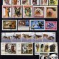 DOGS - POODLE - COLLIE - TERRIER - DOMESTIC +++ 62 DIFFERENT - CTO NH STAMPS!