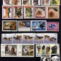 DOGS - POODLE - COLLIE - TERRIER - DOMESTIC +++ 62 DIFFERENT - CTO NH STAMPS!