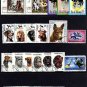DOGS - COLLIE - POODLE - TERRIER - PHOTOS +++ 53 DIFFERENT - CTO NH STAMPS!