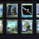 BENIN - 1999 - SPACE - SATELLITE - CHINA STAMP EXPO - 8 X MINT SET!