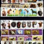 DOGS - SHEPERD - BEAGLE - COLLIE - HUNTING +++ 67 DIFFERENT - CTO NH STAMPS!