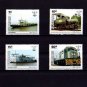 ZAIRE - 1985 - TRAINS - LOCOMOTIVES - SHIPS - TRANSPORT - 4 X MINT SET!
