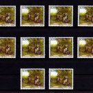 BOTSWANA - 1992 - CHEETAH - WILD CAT - AFRICA - LOT of  TEN - MNH SINGLES!