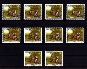 BOTSWANA - 1992 - CHEETAH - WILD CAT - AFRICA - LOT of  TEN - MNH SINGLES!