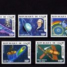 IVORY COAST - 1985 - SPACE - HALLEY - COMET - SKYLAB + 5 X MINT SET!